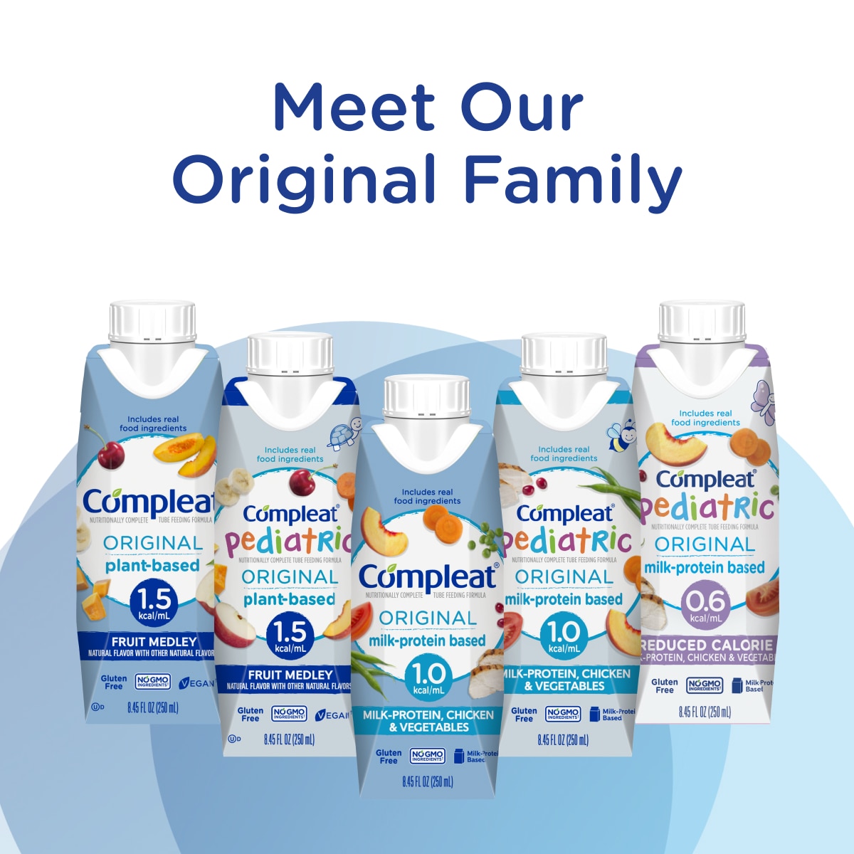 Intact protein with fruit & vegetable ingredients